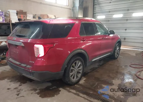 2022 Ford Explorer Xlt z USA, uszkodzony, nr VIN 1FMSK8DHXNGC18619
